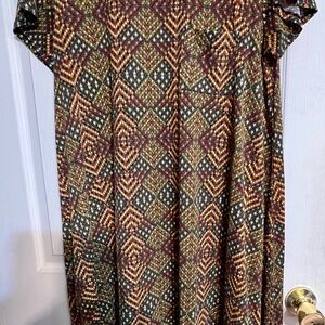 LuLaRoe Multicolor Houndstooth Top